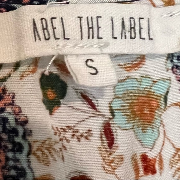 Abel the Label Anthropologie Bohemian Mixed Print Ghandi Maxi Dress Size Small - Picture 10 of 11